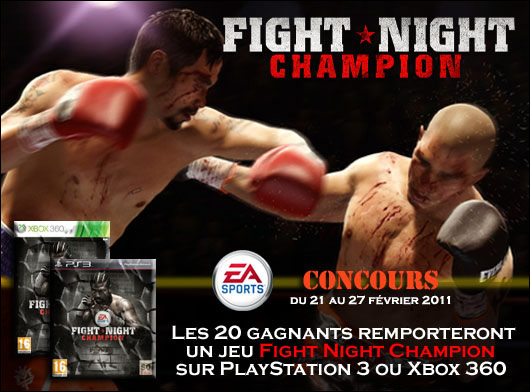 photo d'illustration pour l'article:Concours Fight Night Champion 